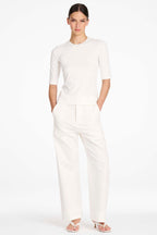 Straight Pant in Ivory