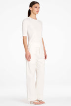 Straight Pant in Ivory