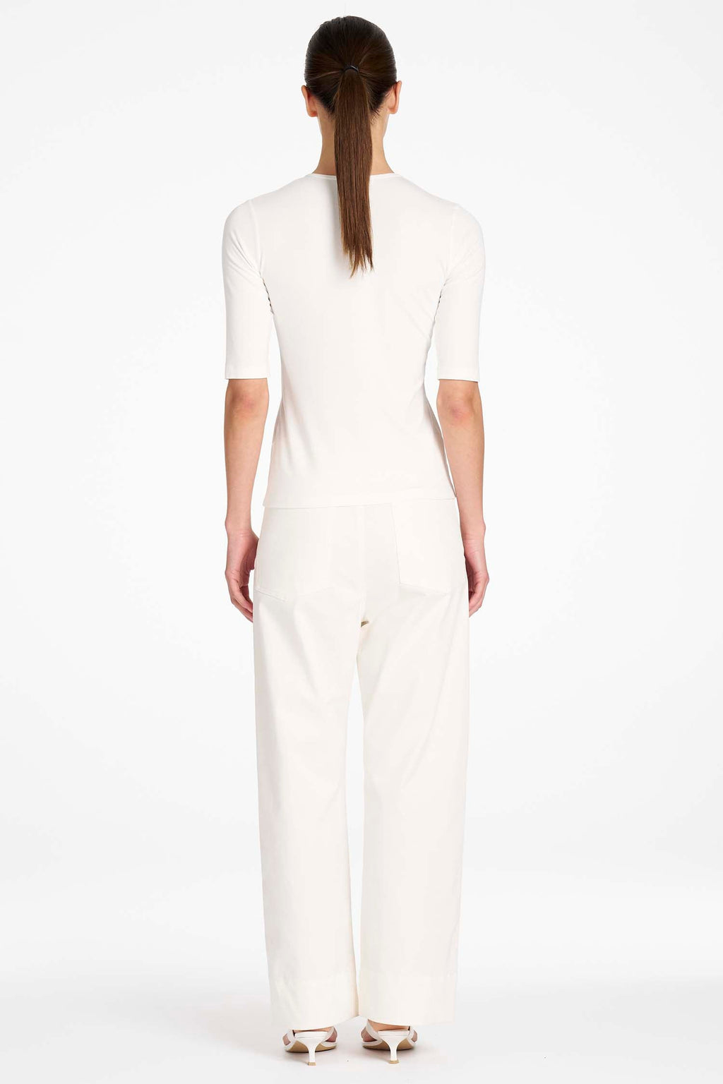 Straight Pant in Ivory