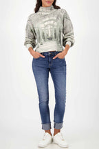 Jeans Pants w Studs in Jean
