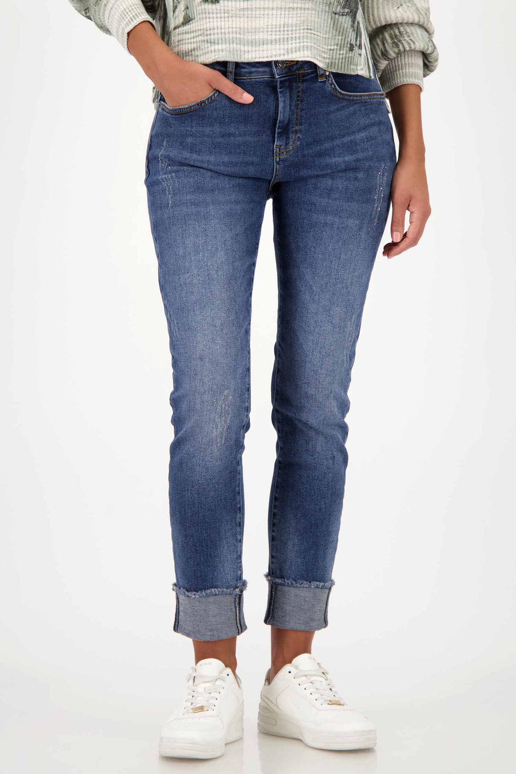 Jeans Pants w Studs in Jean