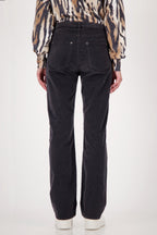 Washed Velvet Pants in Anthra