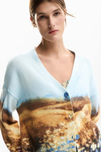 Sun Cardigan in Celeste