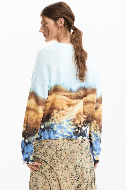 Sun Cardigan in Celeste