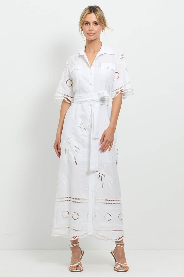 Sunrise Shirt Midi Dress | FINAL SALE