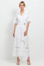 Sunrise Shirt Midi Dress | FINAL SALE