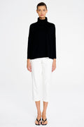 Tab Sweater in Black