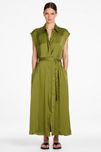 Tabbard Dress in Peridot