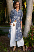 Taja Shirt Dress in Ink