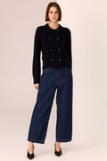 Taylor Double Knit Jacket in Black