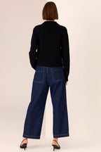 Taylor Double Knit Jacket in Black