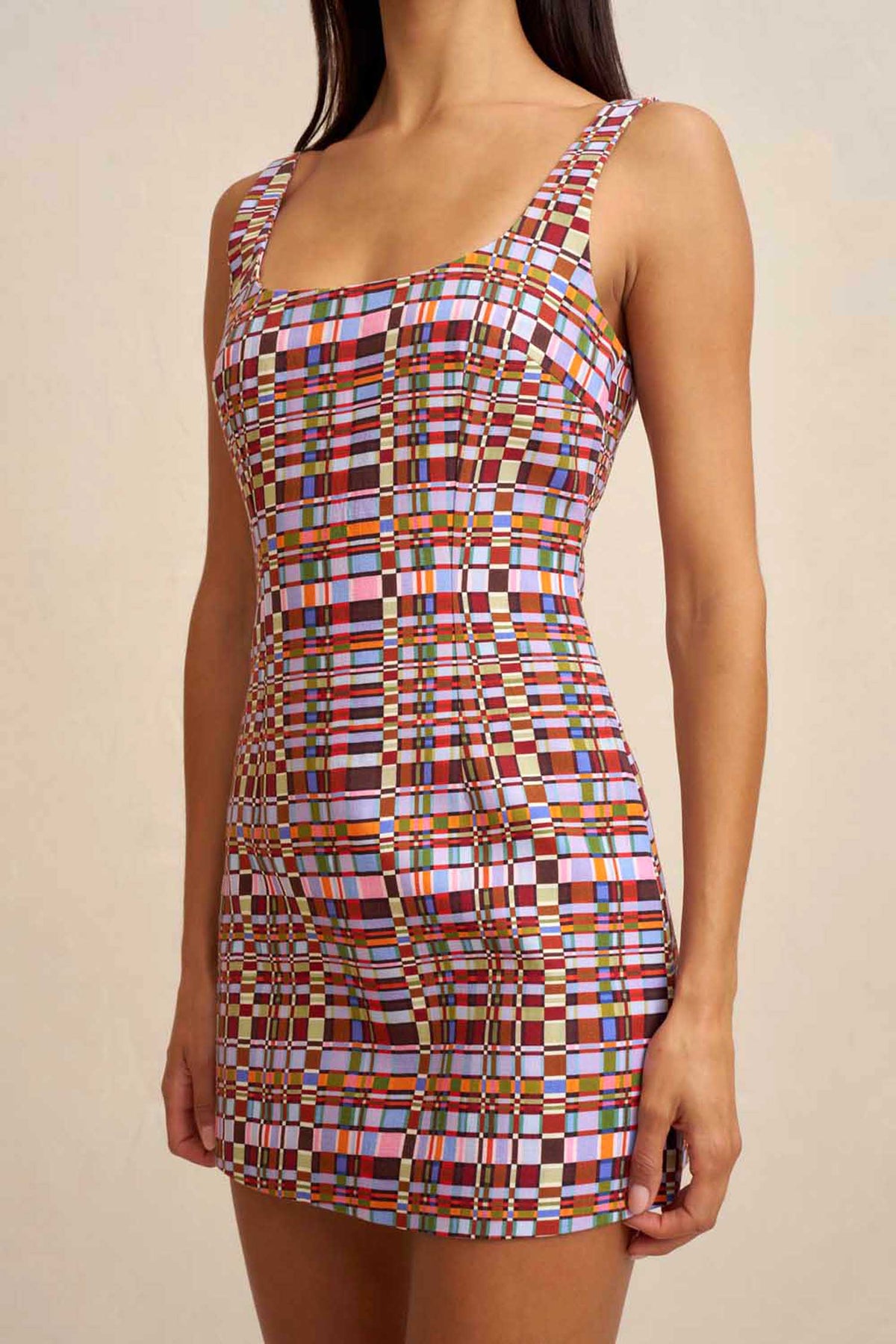 Tessera Tile Mini Dress