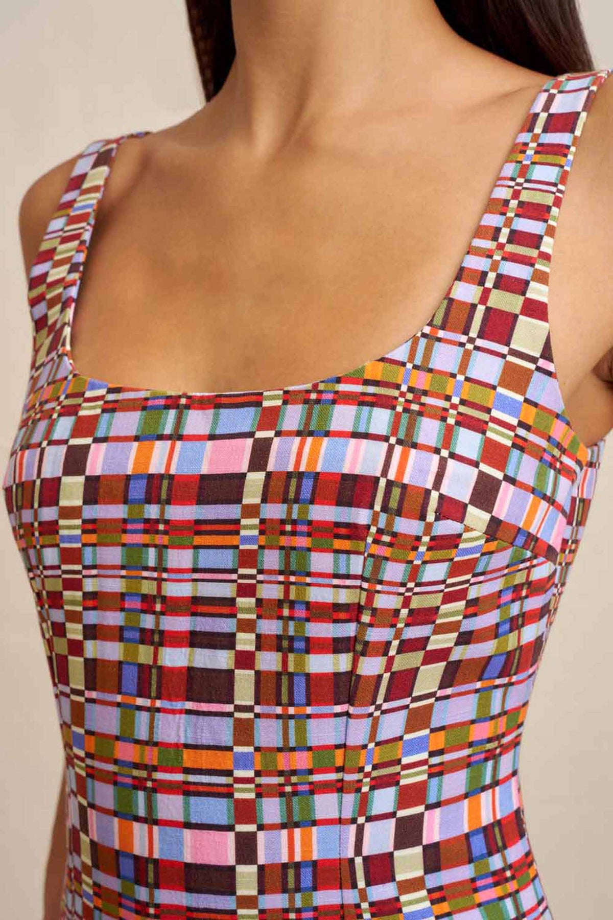 Tessera Tile Mini Dress