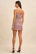 Tessera Tile Mini Dress