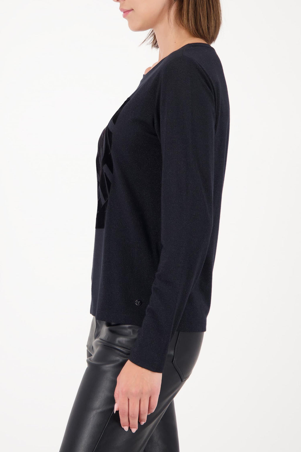 Round Neck T-Shirt in Black