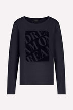 Round Neck T-Shirt in Black