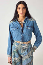 Thelma Shirt in Blue Haze