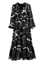 Tier Me Out Dress in Black