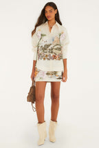Toile De Rio Off-White Long Sleeve Shirt