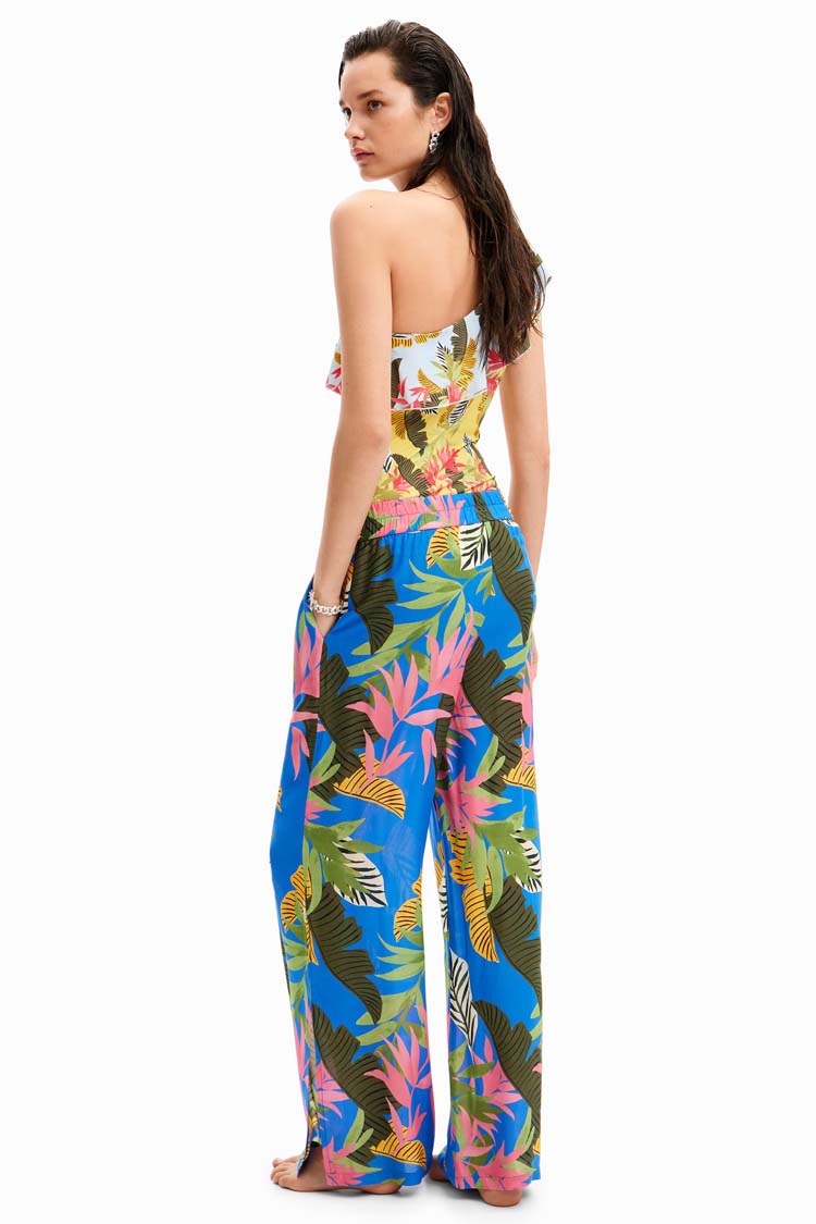 Tropical Wide Leg Trousers | FINAL SALE