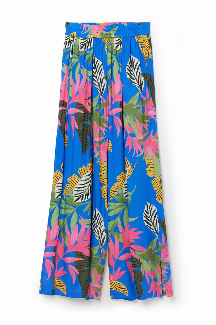 Tropical Wide Leg Trousers | FINAL SALE
