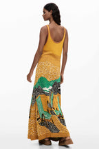 Tulum Midi Dress in Pomelo