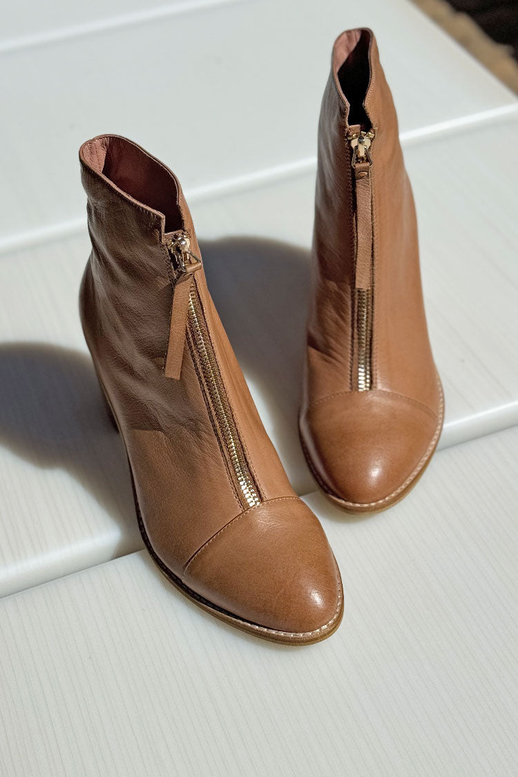 Tusly Soft Leather Ankle Boots | FINAL SALE