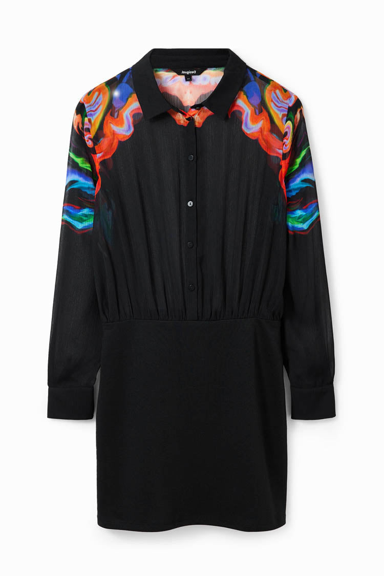 Two-piece Effect LS Mini Dress | FINAL SALE