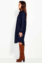 Unit Dress in Dark Denim