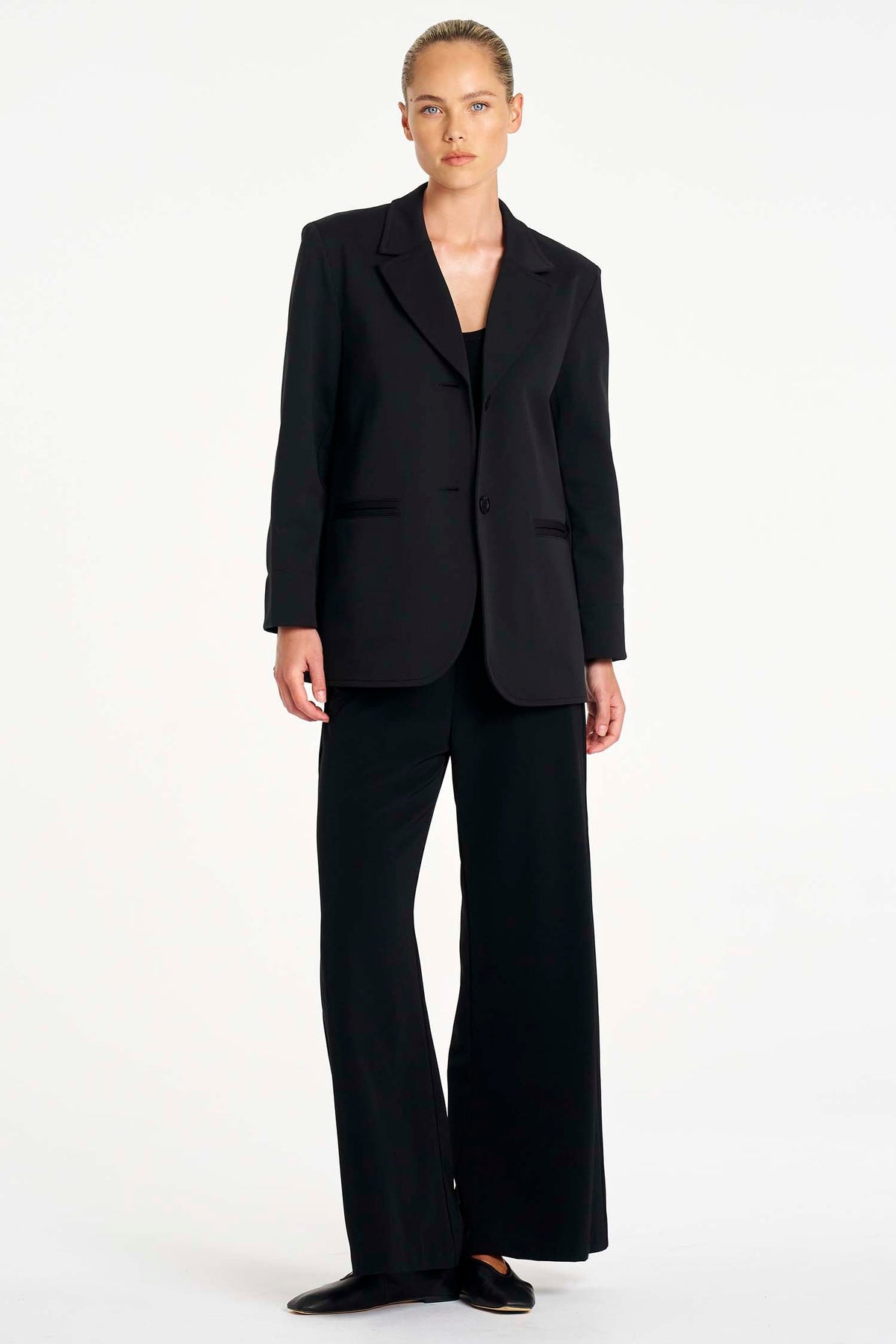 Utility Blazer in Black