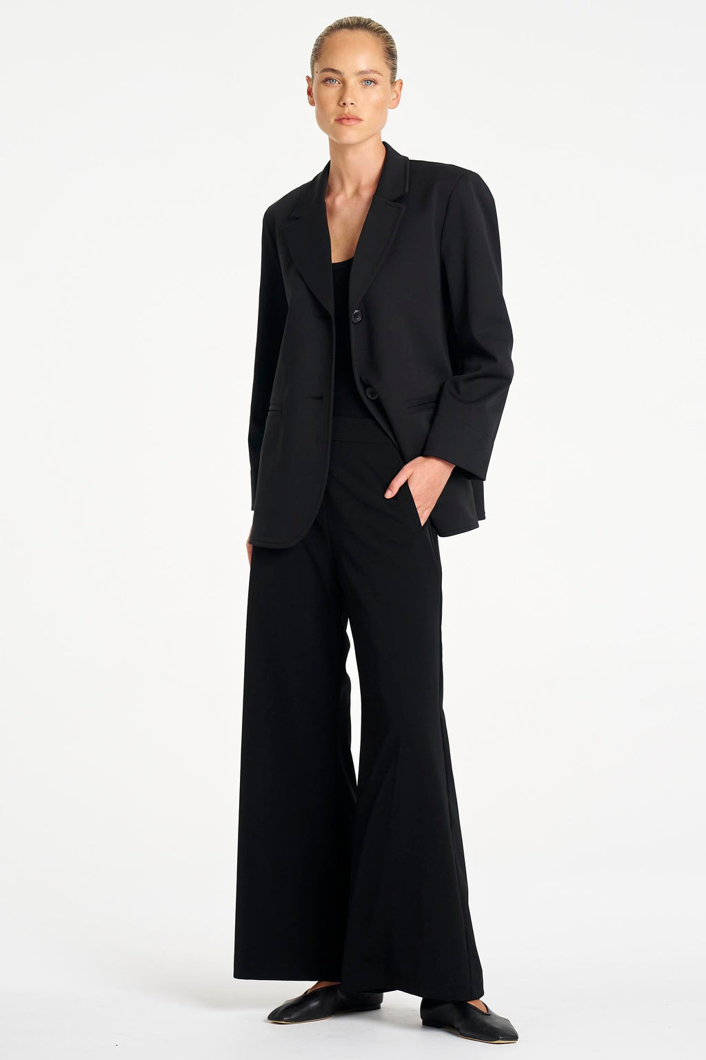 Utility Blazer in Black