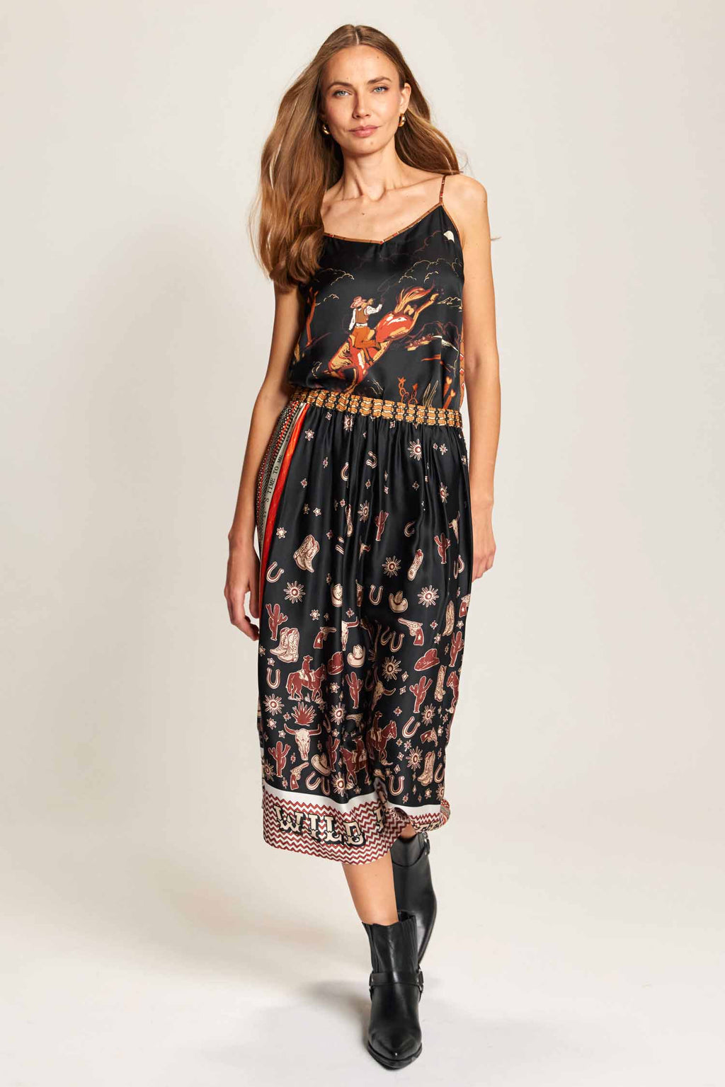 Vanessa Midi Skirt in Rodeo | FINAL SALE