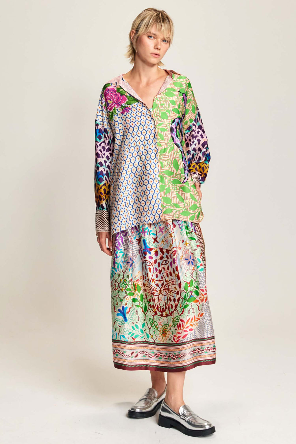 Vanessa Midi Skirt in Shipibo | FINAL SALE