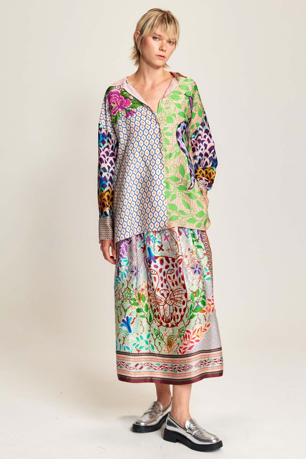 Vanessa Midi Skirt in Shipibo | FINAL SALE