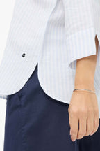 Vicki Button Up LS Collar Shirt Light Blue