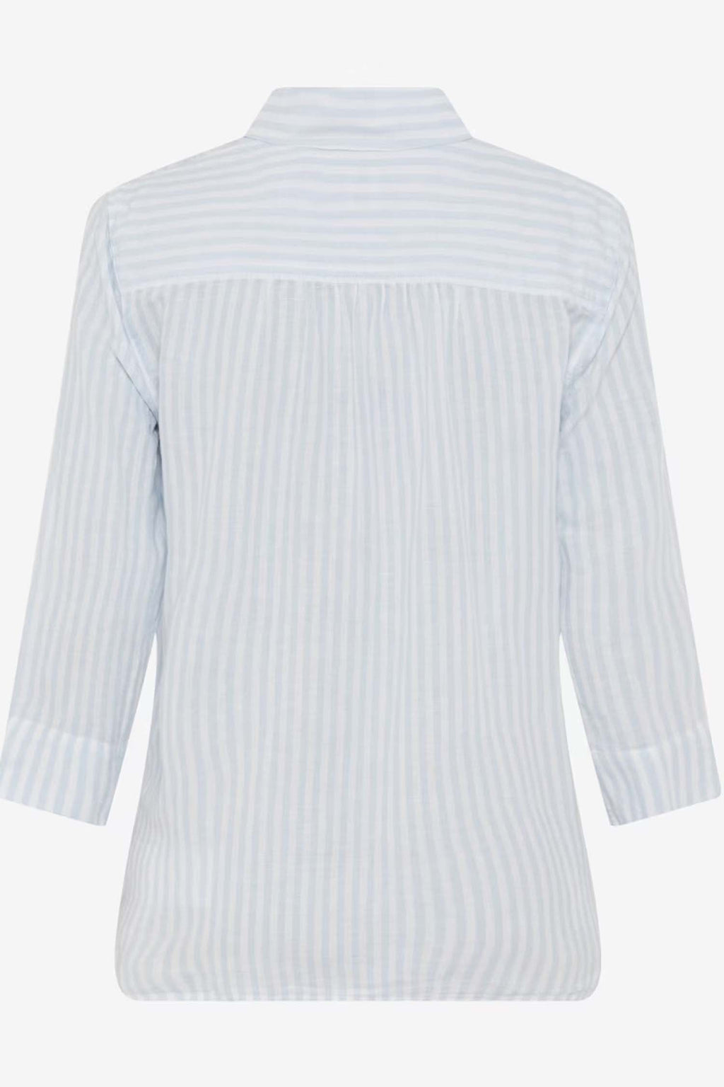 Vicki Button Up LS Collar Shirt Light Blue