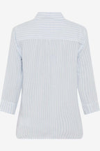 Vicki Button Up LS Collar Shirt Light Blue