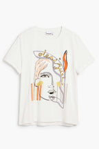 Vilma T-Shirt in Blanco