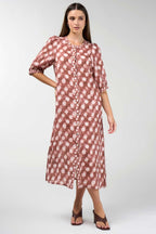 Vision Shirt Dress in Cocoa Multi