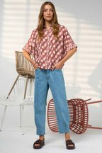 Vision Shirt in Cocoa Multi
