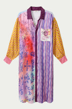 Vivi Shirt Dress in Runic Whisper