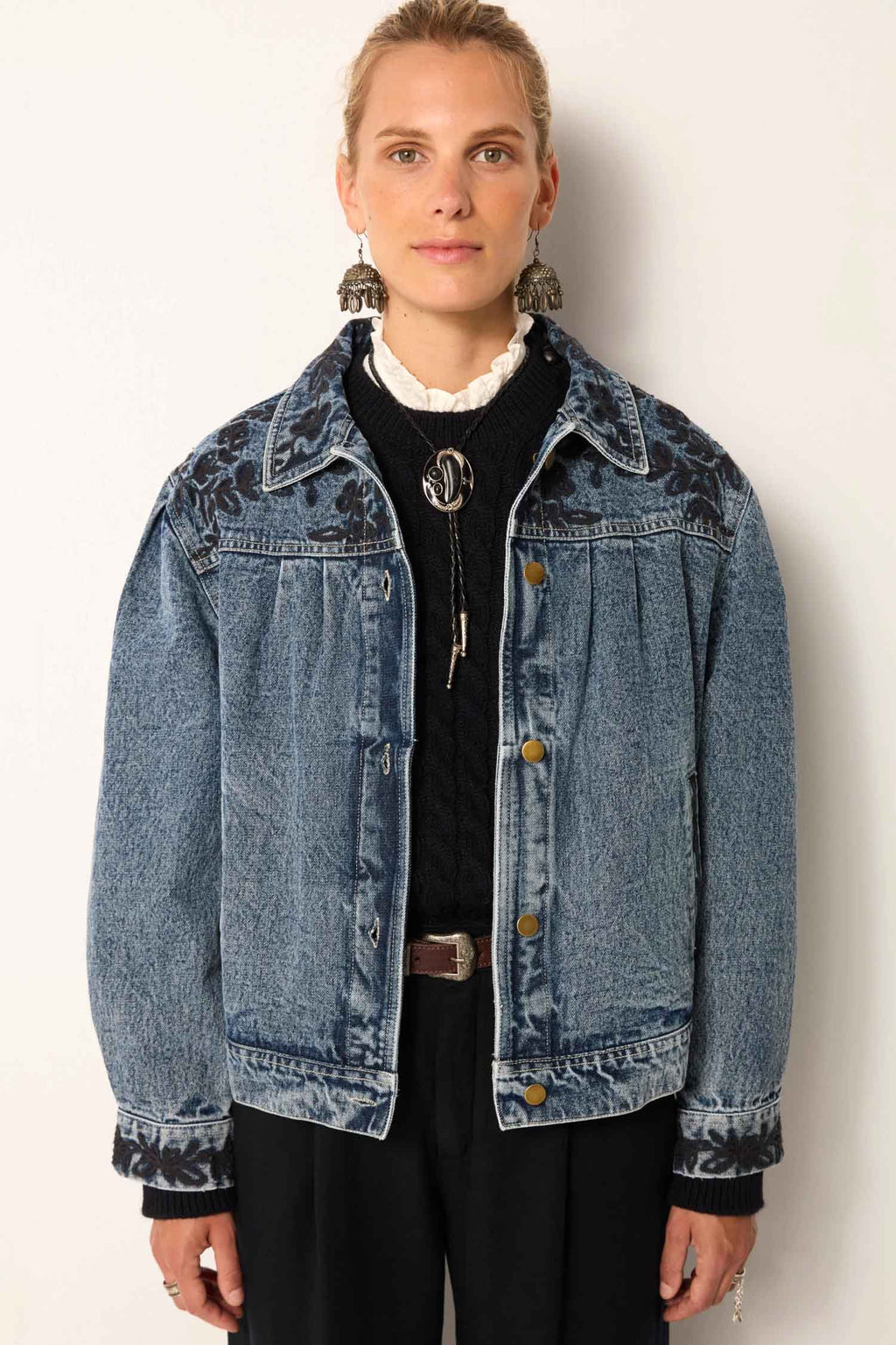 Wesley Jacket in Western Blue