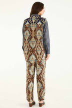 Wonderful Arabesque Brown Pants