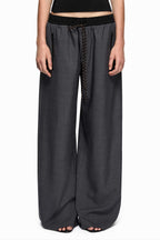Yuki Pant in Charcoal/Black