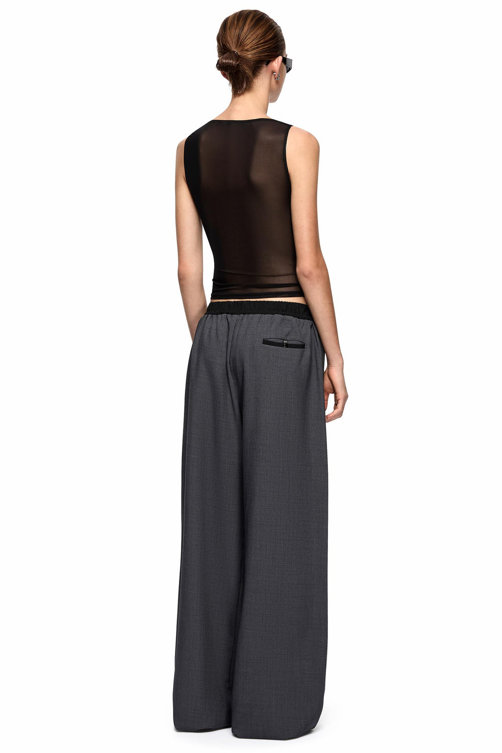 Yuki Pant in Charcoal/Black
