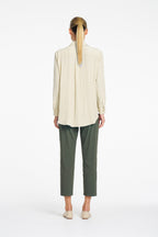 Zip Tapered Pant in Bayleaf