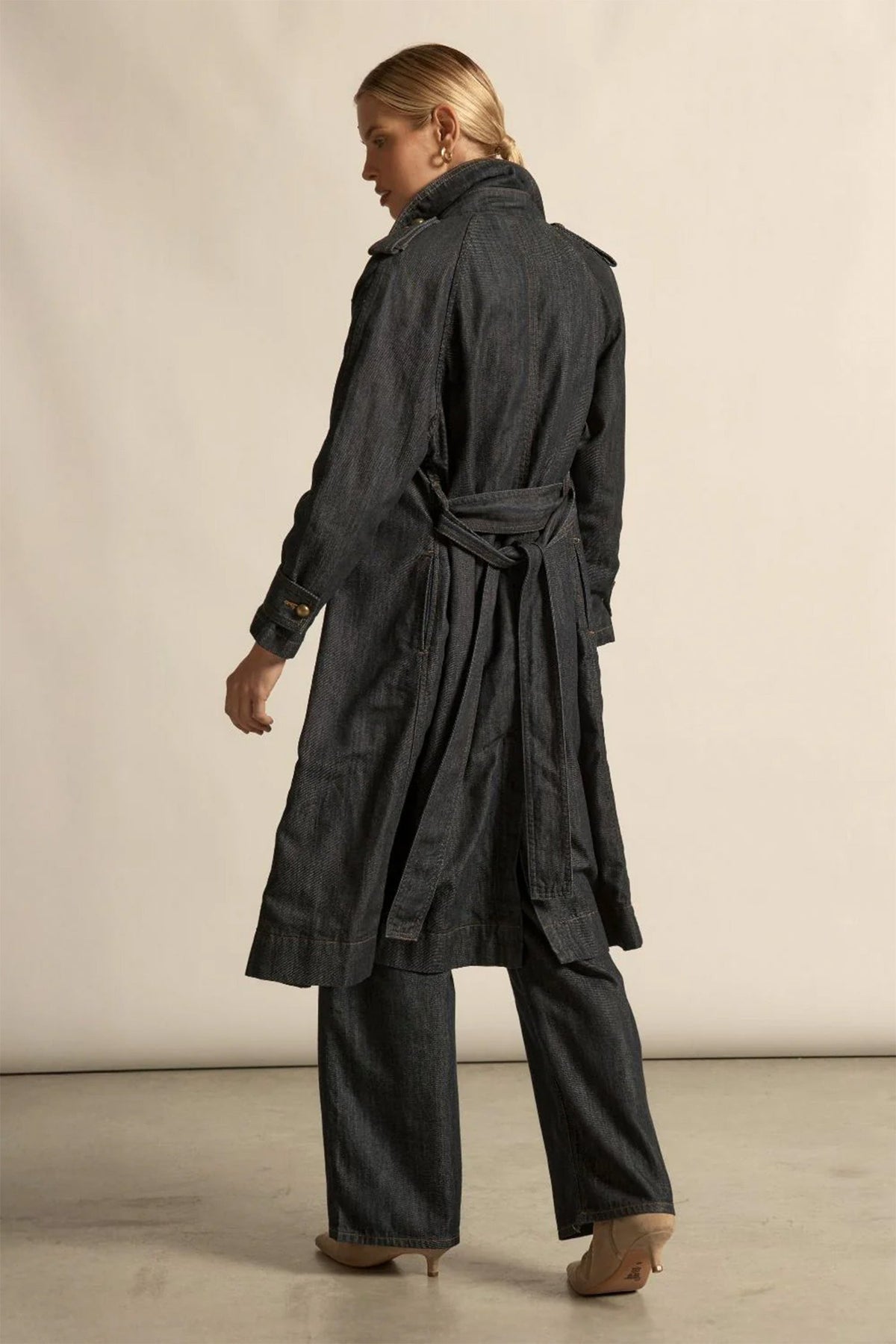 Alpine Coat in Dark Denim