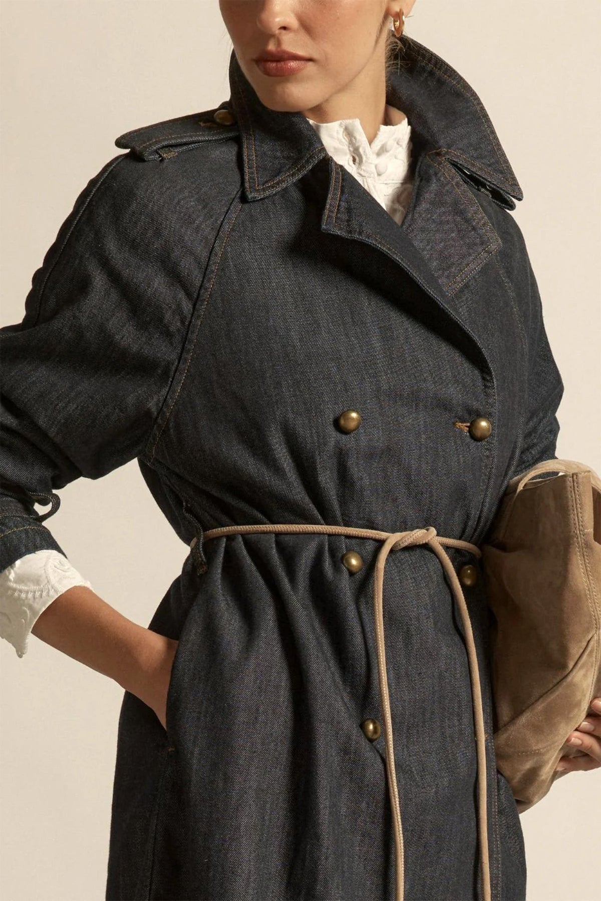 Alpine Coat in Dark Denim